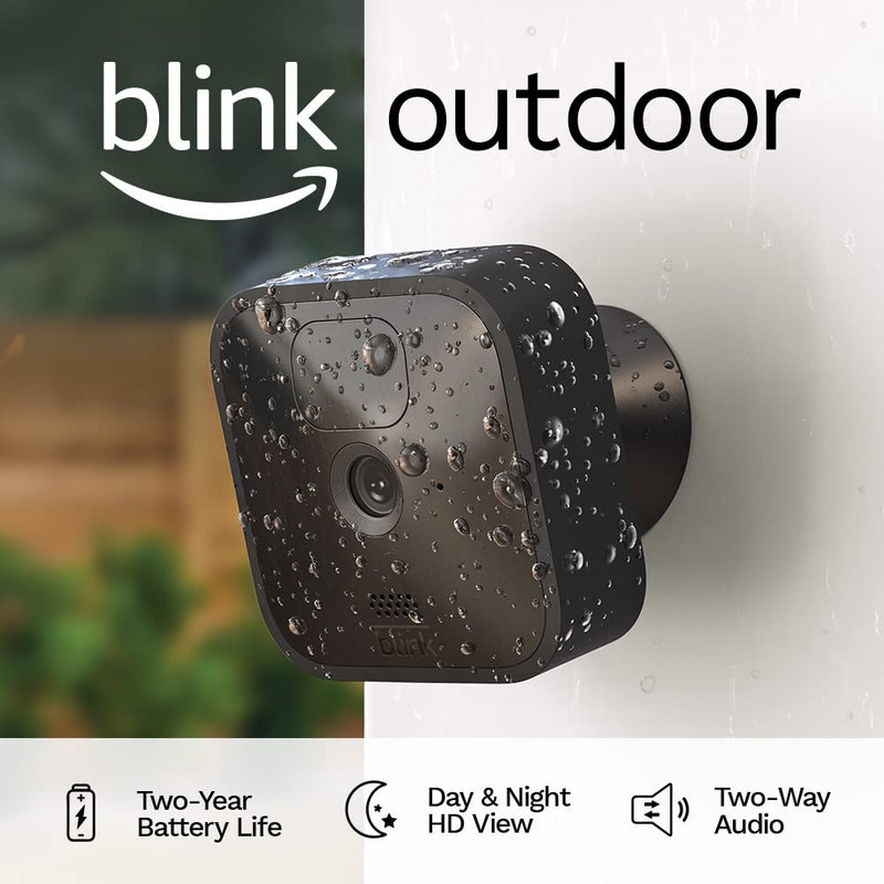 Blink Outdoor 3rd Gen wireless WiFi 1080p 1 camera system B086DKSYTS BLACK Like New