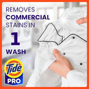 Tide PRO Laundry Detergent Liquid for Commercial Stains (170 oz, 4 pack) - Brand New
