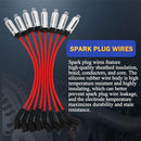 41-110 Iridium Spark Plugs & 9478RR 48322 Spark Plug Wires 5.3 6.0L 6.2L Red - Brand New