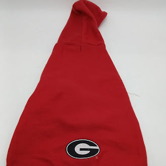 ALL STAR DOGS UNIVERSITY OF GEORGIA THEMED FLEECE PONCHO 40-60 LBS 22-29IN - RED - Brand New