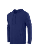 GALAXY BY HARVIC BLUE ICE COTTON LIGHTWEIGHT CASUAL PULLOVER SIZE: 3XL - NAVY - Like New