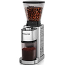 AROMASTER BURR COFFEE GRINDER COFFEE BEAN GRINDER STAINLESS STEEL CG204 - SILVER - Like New