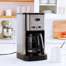 Cuisinart Brew Central 12-Cup Programmable Coffee Maker, Carafe - Brushed Chrome Like New