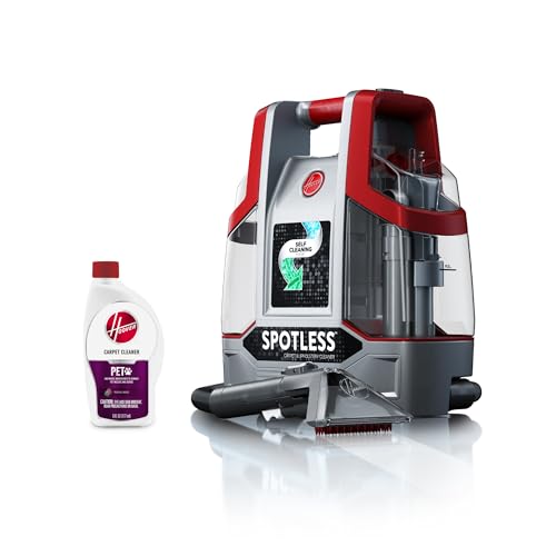 HOOVER SPOTLESS PORTABLE CARPET + UPHOLSTERY SPOT FH11300 - RED - Scratch & Dent