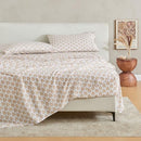PATINA VIE MAISON COTTON & RAYON FROM BAMBOO BLEND PRINTED SHEET SET - KING - Brand New