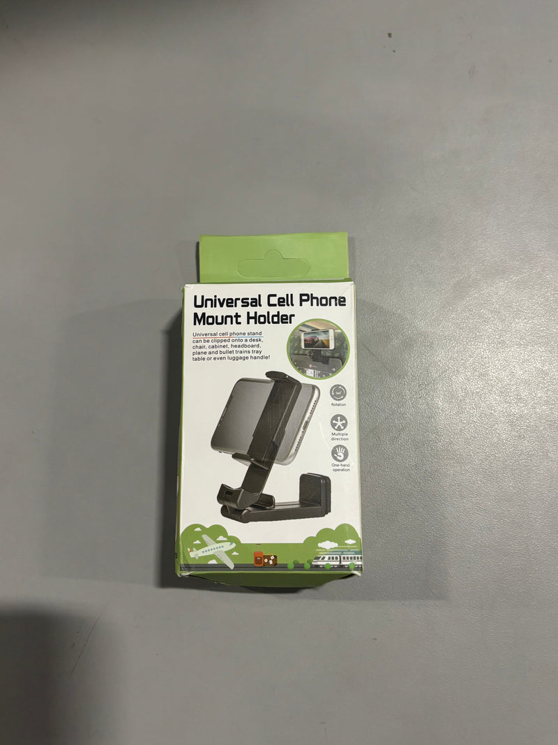 GENERIC UNIVERSAL CELL PHONE MOUNT HOLDER- 360 ROTATION - PINK - Like New