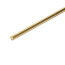 K&S Precision Metals Round Brass Rod 1165 1/4" OD x 36" Long, 4 Rods - NEW - Brand New