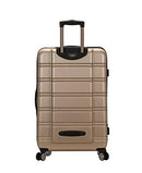 ROCKLAND MELBOURNE HARDSIDE EXPANDABLE SPINNER WHEEL LUGGAGE 2 PIECE - CHAMPAGNE - Like New
