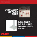 PEARL ABRASIVE CO. Tuscan Leveling System Box of 1000 Straps - Like New
