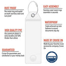 Cruise on Royal Caribbean Cruise Luggage Tag Holder 4 Pack - Clear - Brand New