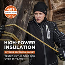 RefrigiWear Softshell Insulated Jacket, Rated to -60°F, Black, Small - Brand New
