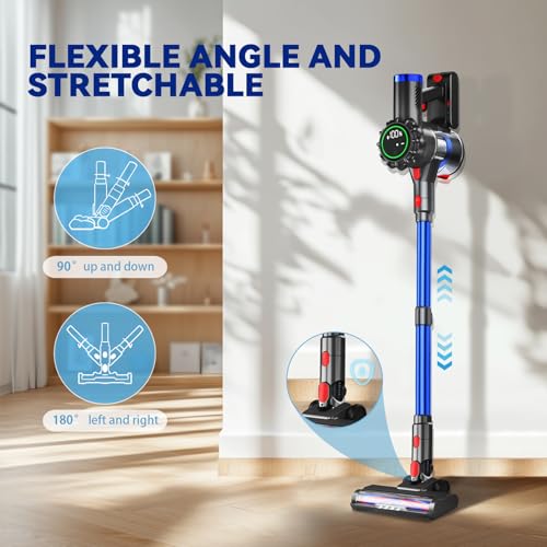 ANOKUNMP Cordless Vacuum Cleaner Stick Vacuum with Powerful Suction OVERVIEW - Like New