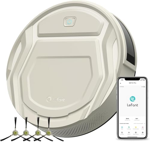 LEFANT LEFANT ROBOT VACUUM M210 PRO, 2200PA SUCTION,120 MINS RUNTIME - CHAMPAGNE - Like New