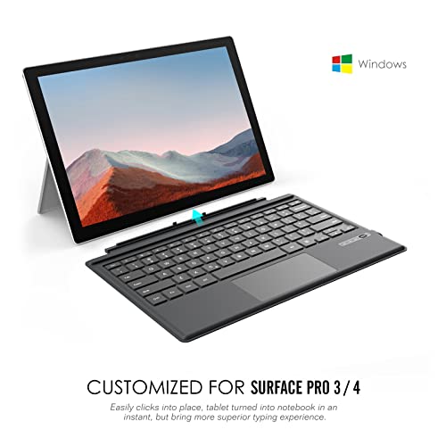 MoKo Type Cover Compatible with Microsoft Surface Pro 7 Plus - Scratch & Dent