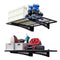 LUGO 2X3 FT GARAGE WALL SHELVES, 2 PACK - BLACK - Like New
