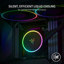 RAZER HANBO CHROMA RGB ALL IN ONE LIQUID COOLER ARGB RC21-01770100-R3U1 - BLACK - Like New