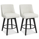 CARTERCHAIRR COUNTER HEIGHT BARSTOOLS, 26" - BEIGE - Like New