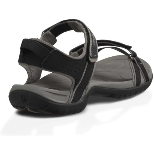 1006263 TEVA WOMEN'S VERRA SANDAL BLACK/GRAY SIZE WOMAN 6 - Like New