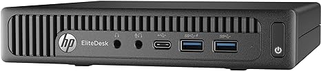 HP EliteDesk 800 G2 Desktop Mini PC i5-6500T 2.5GHz 8GB 256GB SSD - Black - Like New