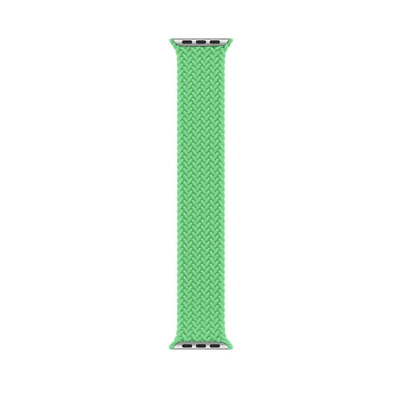 APPLE WATCH BAND BRAIDED SOLO LOOP 41MM SIZE 2 - BRIGHT GREEN - Brand New