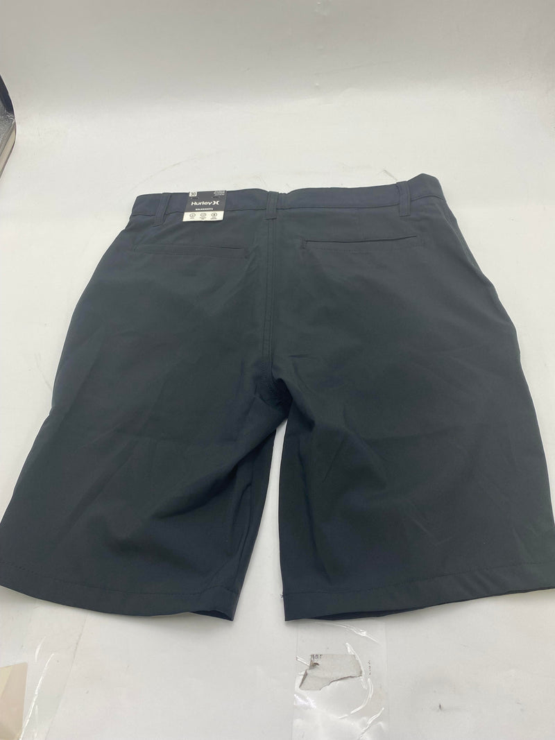 HURLEY MENS MIDWEIGHT HYBRID WALKSHORT - SIZE: MEN 30 - BLACK - Like New