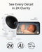 Eufy Security Wi-Fi Baby Monitor Security Camera 2K Pan Tilt T8360 - White Like New