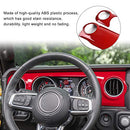 Red Center Console Dashboard Cover Trim Accessories 2018-2021 Jeep Wrangler JL - Brand New