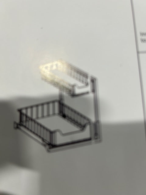 GENERIC BLACK ORGANIZER SHELFS - BLACK - Like New