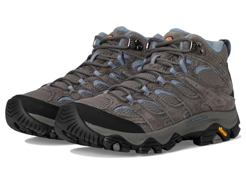 J500162 Merrell Women's Moab 3 Mid Waterproof Hiking Boot Granite Size 8 - Like New