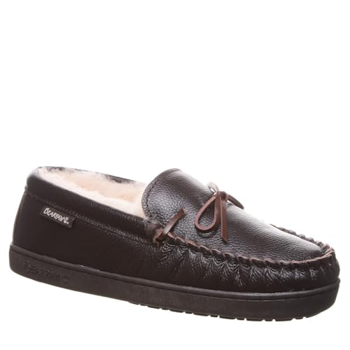 BEARPAW MACH IV WIDE SLIPPERS MEN 11W CHOCOLATE - Brand New