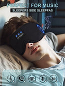 LC-Dolida Sleep Headphones, 3D Sleep Mask Bluetooth Wireless Music Eye Mask - Like New