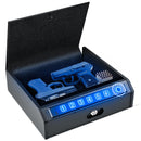 ADIMO Hand Gun Safe Biometric Gun Safe 3 Quick-Access Way Fingerprint - BLACK - Like New