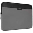 TARGUS NEWPORT 11.6 MODERN STYLE SLEEVE DURABLE WATER-REPELLENT NYLON - GRAY - Like New