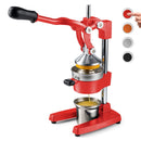 Eurolux Juicer Extra-Large Commercial Manual Hand Press Juicer - Red - Like New