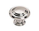 AMEROCK CABINET KNOB 1-5/16 INCH (33 MM) DIAMETER INSPIRATIONS 10 PACK - CHROME - Brand New