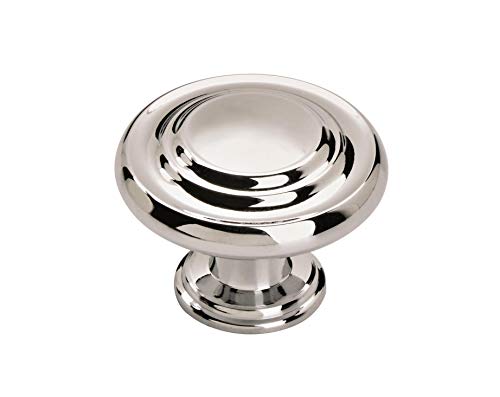 AMEROCK CABINET KNOB 1-5/16 INCH (33 MM) DIAMETER INSPIRATIONS 10 PACK - CHROME - Like New