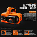 SUPER HANDY-GUO075 1000lbs Max, Portable Electric Winch - ORANGE - Like New