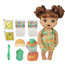 BABY ALIVE MAGICAL MIXER BABY DOLL TROPICAL TREAT, E6944 - BROWN HAIR - Brand New