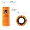 TRIGGERPOINT PERFORMANCE THERAPY GRID FOAM ROLLER 13-INCH, ORANGE - ORANGE - Like New