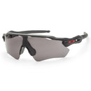 OAKLEY RADAR EV PATH XL POLARIZED SPORTS SUNGLASSES - MATTE BLACK - BLACK/RED - Like New