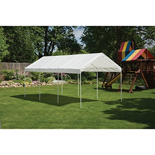 SHELTERLOGIC 10' X 20' MAXAP CANOPY SERIES 50+ UPF WHITE (23522) - WHITE - Like New