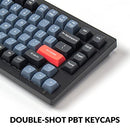 KEYCHRON V1 WIRED CUSTOM MECHANICAL KEYBOARD 75% K PRO RED SWITCH - BLACK - Like New