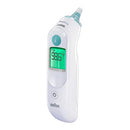 BRAUN THERMOSCAN 6 EAR THERMOMETER WITH COLOR-CODED DIGITAL DISPLAY - WHITE - Like New