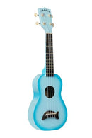 Kala Light Blue Burst Soprano Dolphin Ukulele 21 Inch Perfect for Beginners - Brand New
