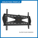 QualGear Heavy Duty Fixed TV Wall Mount 37" to 70" Flat Panel Qg-TM-030-Blk - Brand New