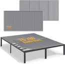 DRWWI BUNKIE BOARD 10MM 76” X 80” NON-SLIP BASE METAL BED FRAME KING SIZE - GRAY - Like New