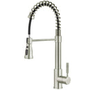SOKA SINGLE HANDLE KITCHEN PULL DOWN FAUCET WITH SPARYER FIT SK5001NY - NICKEL - Like New