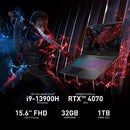 MSI KATANA 15 LAPTOP I9-13900H 32 1TB RTX 4070 B13VGK-1007US - BLACK - Like New