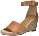 VINCE CAMUTO WOMEN'S LEERA ESPADRILLE WEDGE SANDAL - SIZE: WOMEN 8.5 - TAN - Like New
