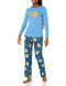 AMAZON ESSENTIALS DISNEY MARVEL STAR WARS WOMEN'S FLANNEL PAJAMA - BLUE - XS - Brand New